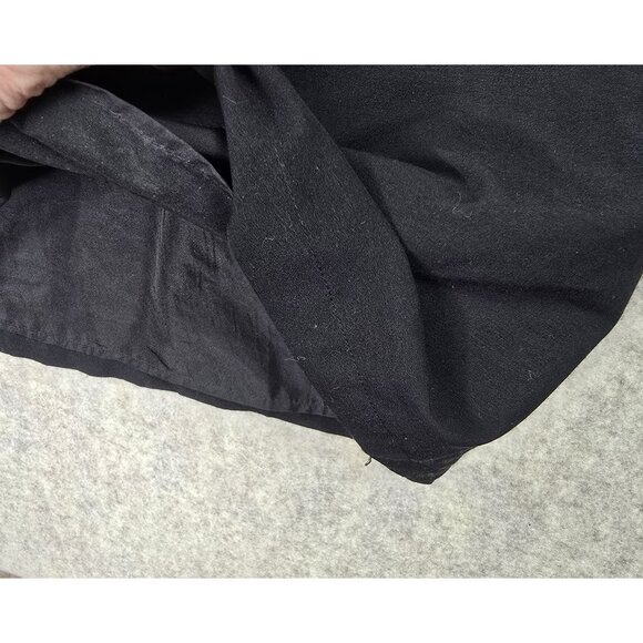 Loft Black Sleeveless Womens Dress Polka Dot & Striped Pattern White Ribbon - Picture 4 of 8